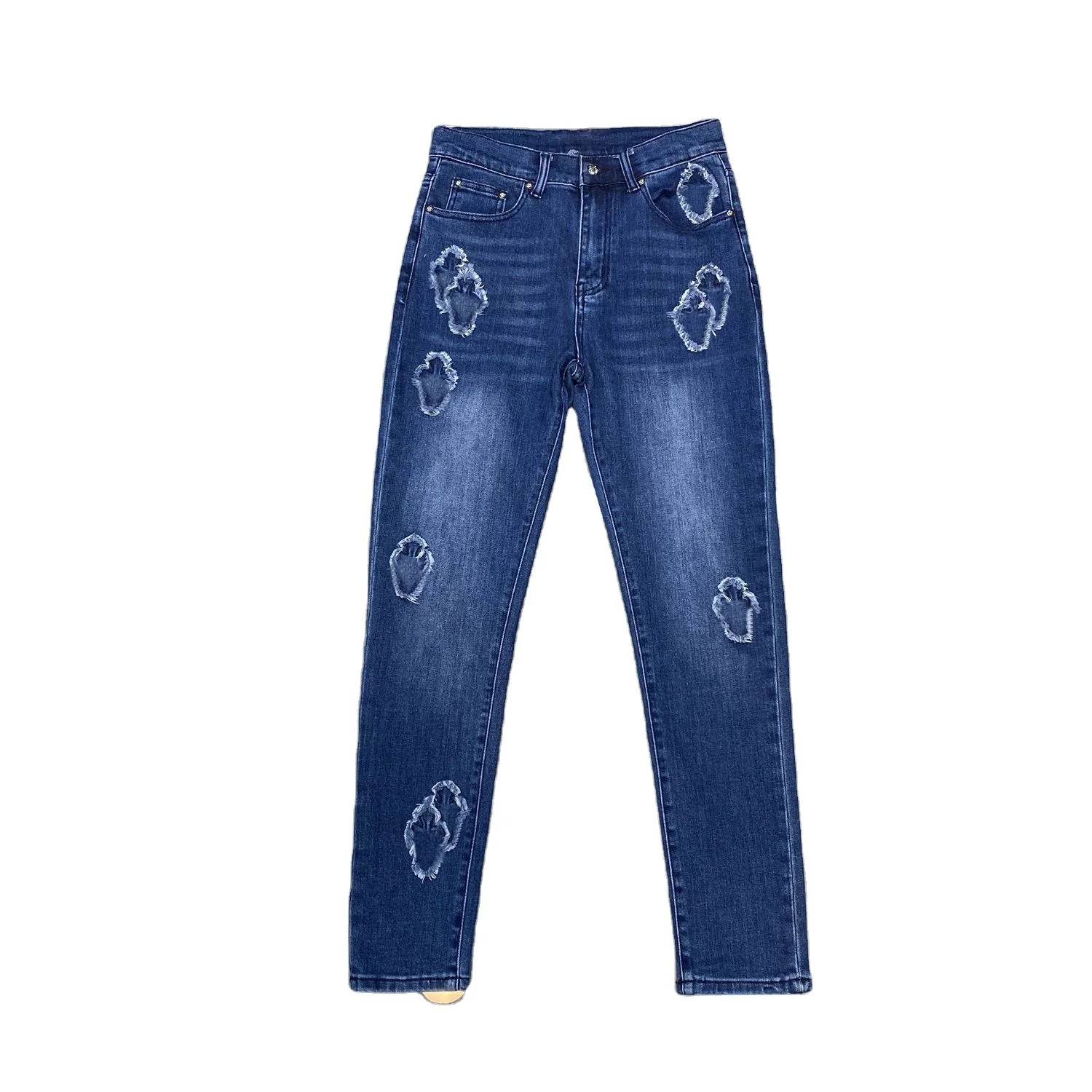 Buy New Design Patches Denim Jean Pant 