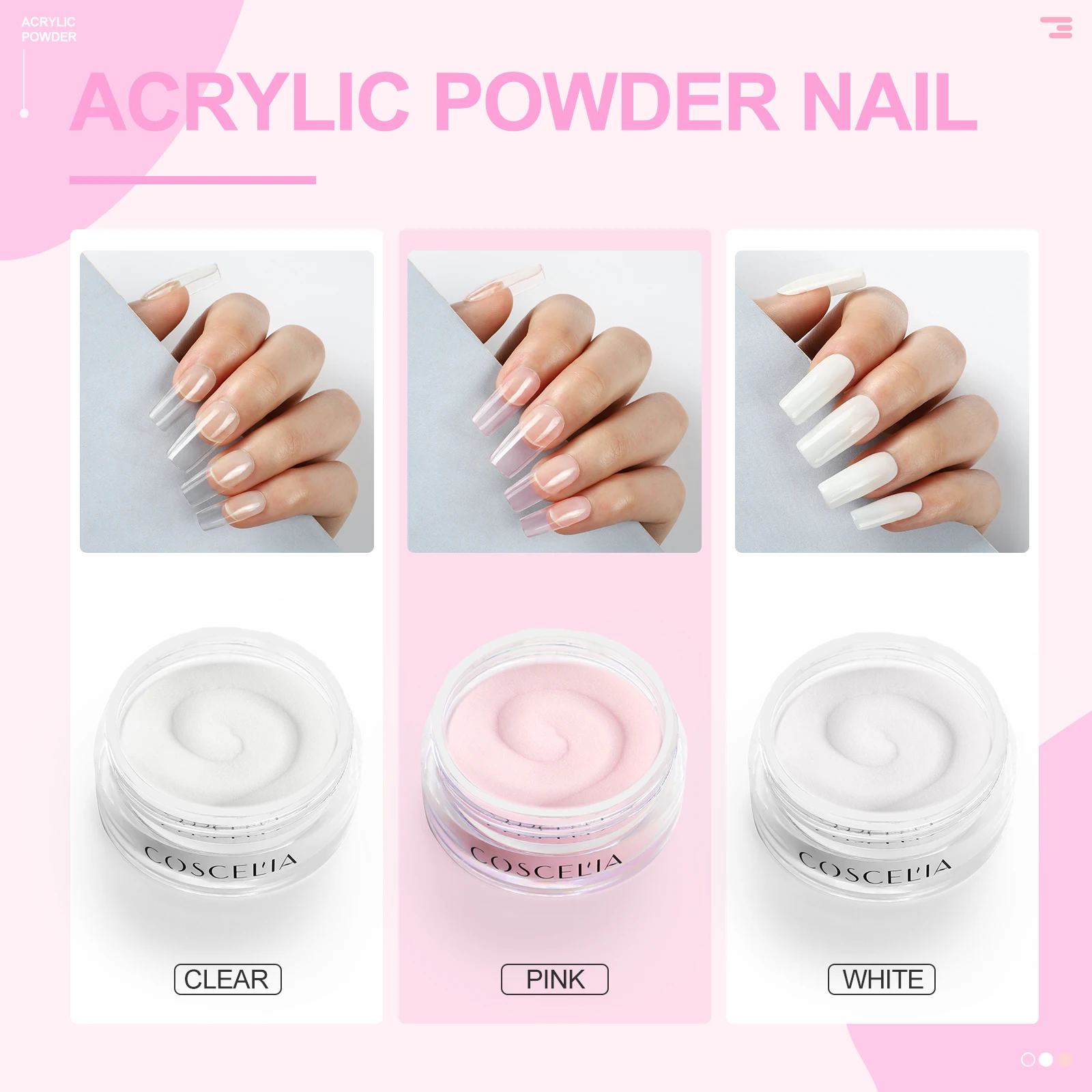 Professional Acrylic Powder Wholesale Nail Acrylic Monomer System