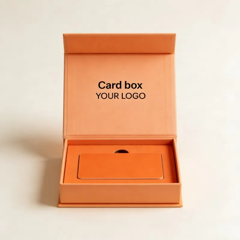 High Quality Customized Luxury Paper Magnetic VIP Cards Gift Packaging Rigid Credit Business Card Storage Gift Box