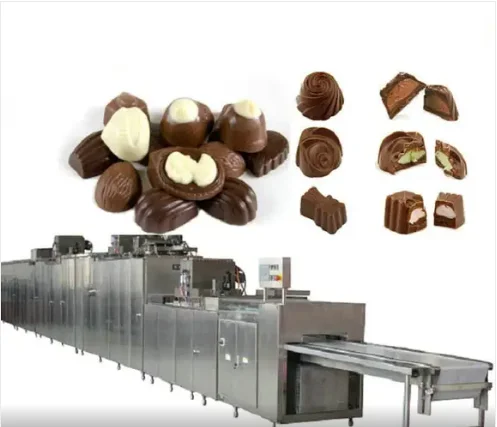 Genyond Full Automatic Chocolate bar Conching Pouring Molding Depositing Packing Making Machine Production Plant Processing Line