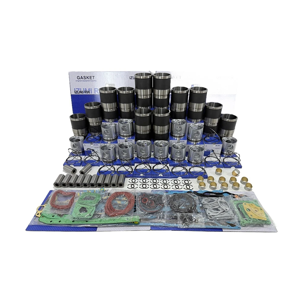 IZUMI RIK S16R-PTA-4 S16R-Y1PTA-4 Overhaul Rebuild Kit with Overhaul Kit for Mitsubishi Industrial Machinery Engine Parts