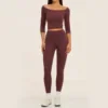 Rojo, manga 3/4 + leggings
