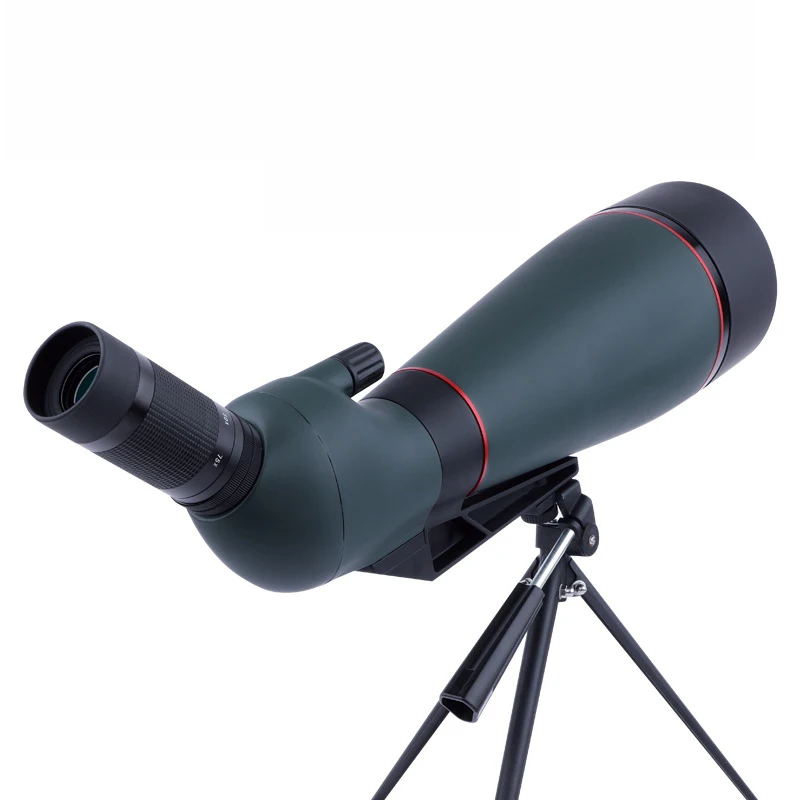 HOLLYVIEW 100mm Big Objective Optimized Long Range Zoom Scope 25-75x100 Optical Spotting Scope for Phone