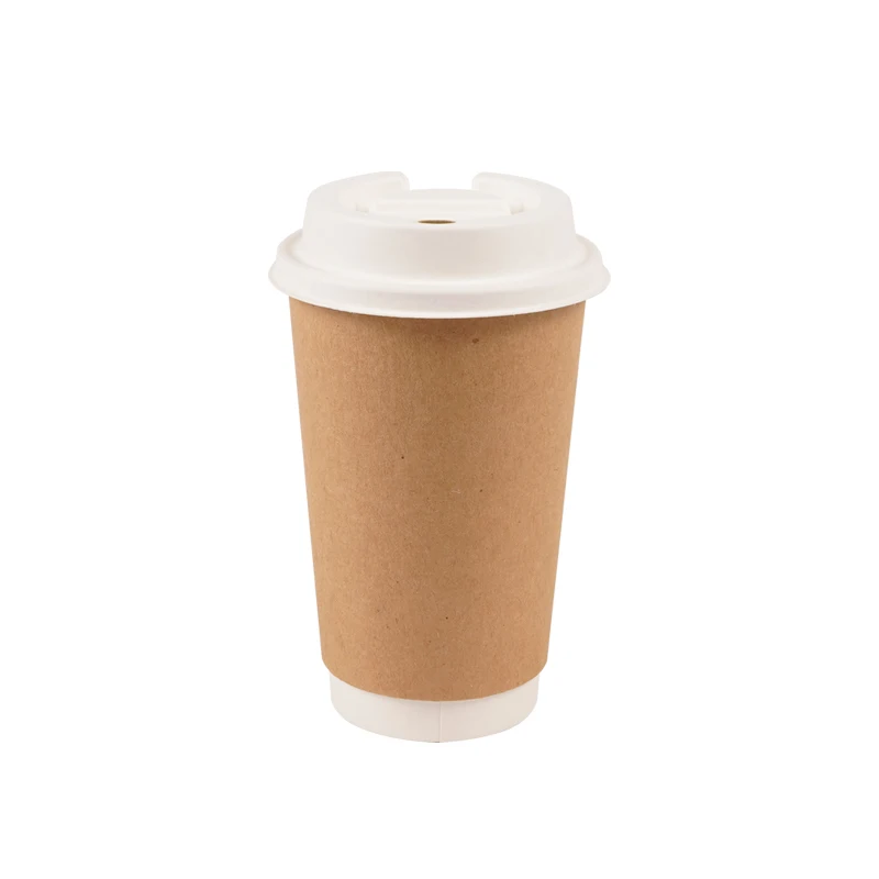 Cardboard Sugarcane Cups Lids 90mm Coffee Paper Lid For Cup 100% Compostable