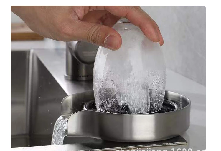 Modern And Popular Glass Washer Kitchen Sink Rotating High Pressure