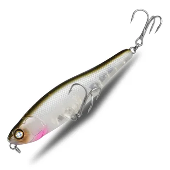 Pencil Fishing Lure, 87mm/100mm Floating Lure Micro Lure with Reinforced Treble Hooks for Topmouth Culter Bass – Pencil – view 2