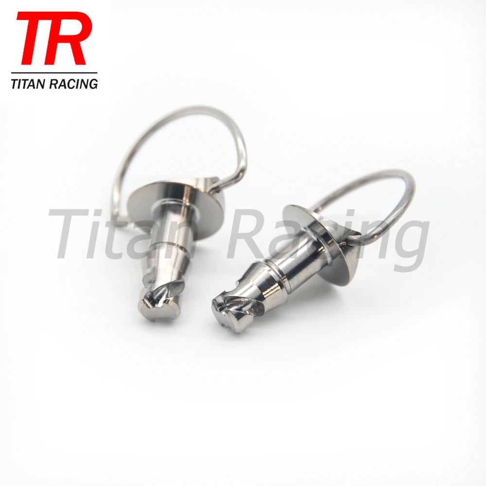 Титан d-образное кольцо отложным воротником гонка обтекатель Универсальный крепеж Dzus для
