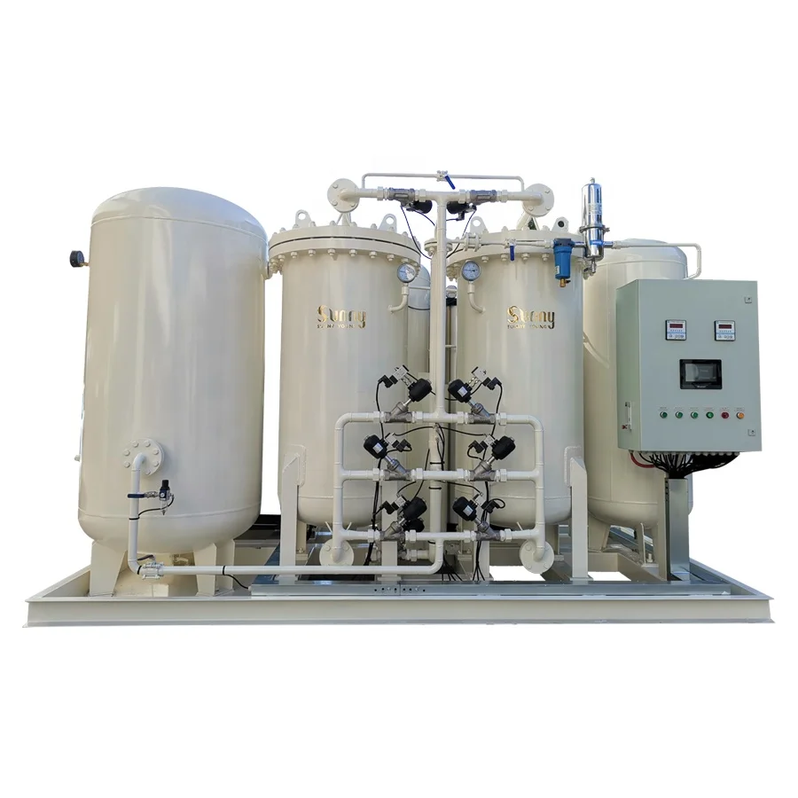 Filling station O2 filling cylinders high quality & purity 95% 98% 99.5% Containerized 30Nm3/h O2 psa oxygen nitrogen generator