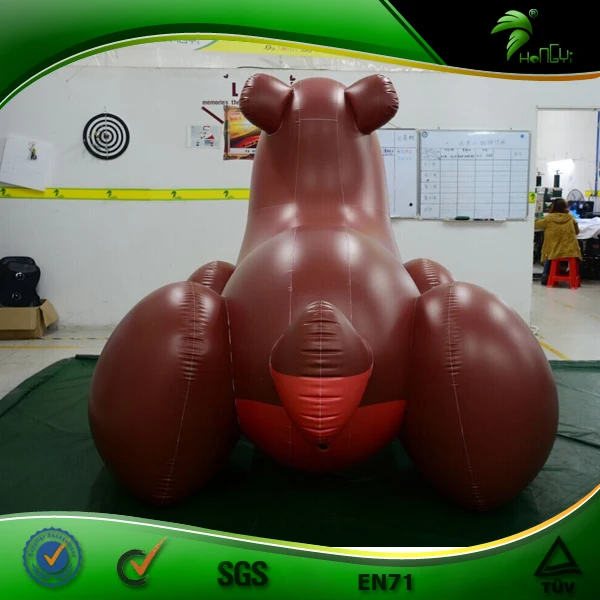 Advertising Inflatable Bear Characters Inflatable Hongyi Animals with SPH Cartoon Sexy Video