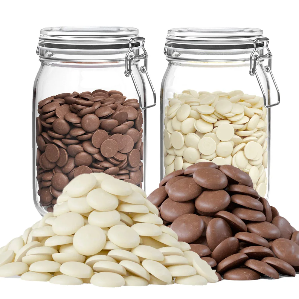 Wholesale Custom Private Labels 100% Cocoa Butter Dark White Chocolate Bar,Chocolate Candy and Chocolate Ball Snacks HACCP