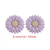 Flowers Focal bead Light Purple SA139