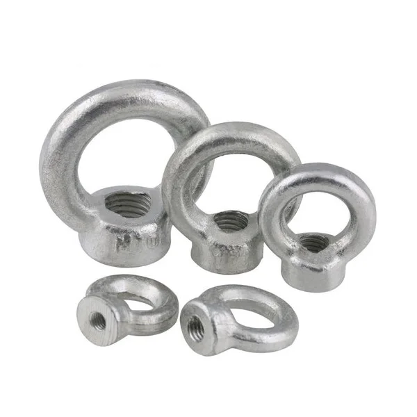 China Rigging Hardware eyenut 304 316 Stainless Steel DIN582 M3 M4 M5 M6 Ring Shape Oval Threaded Lifting Eye Nut