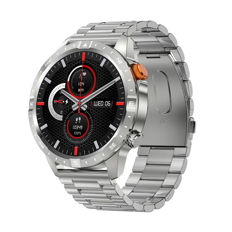 Maxtop OEM Custom AMOLED Big Screen Fashion Rugged Sport Fitness Inteligente Steel Smart Watch Waterproof Men Sports Smartwatch