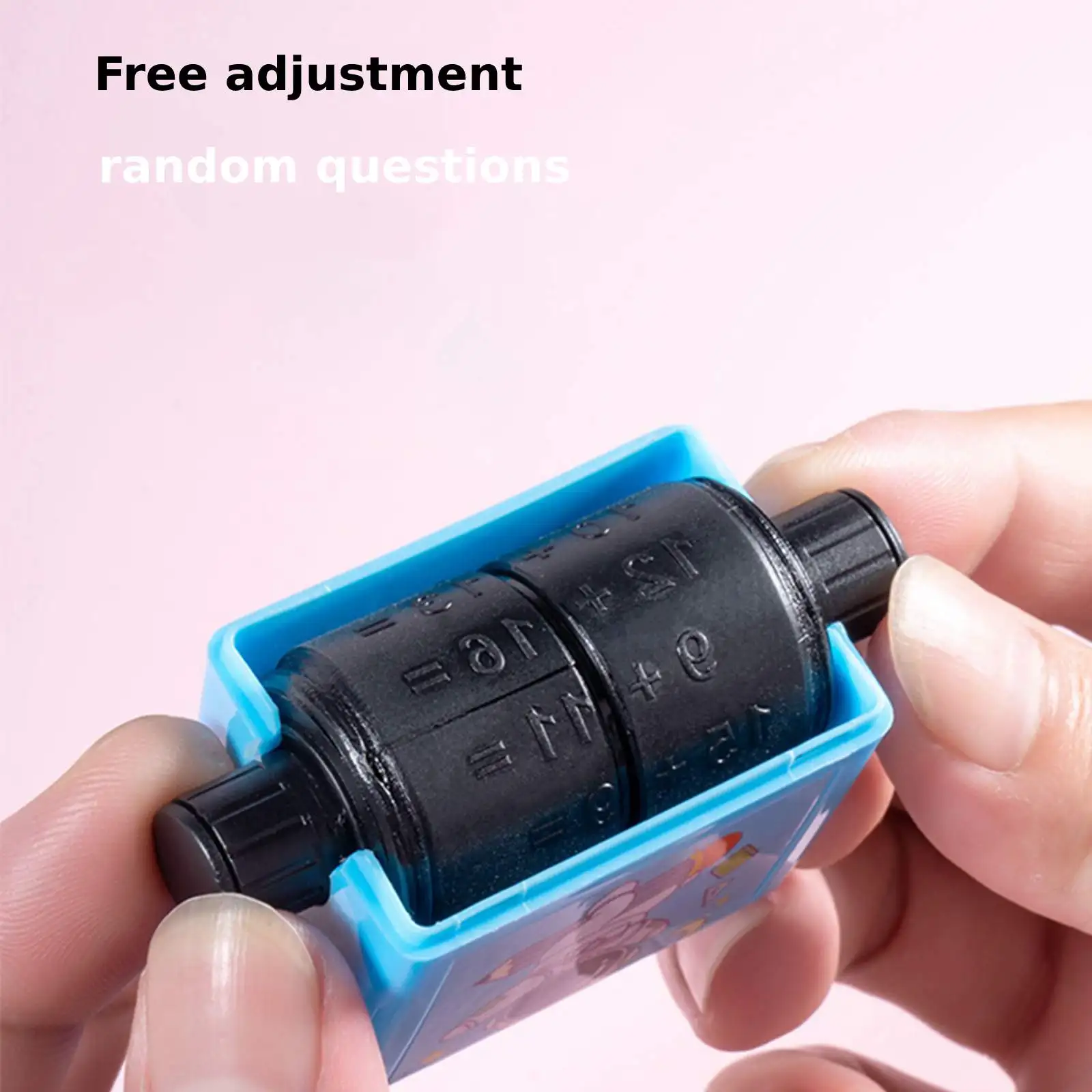 Забавное дополнение и вычитание математических вопросов цифровой роликовый Тип штамп репетиторское обучение детей цифры математический инструмент подарок