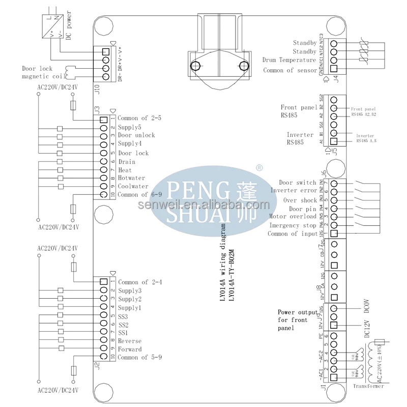 Kh3420a Full Graphic Display With Touch Washer-extractor Controller ...