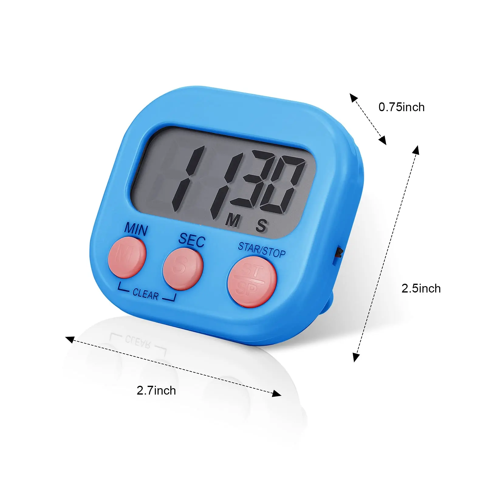 Timers,Classroom Timer For Kids Small Digital Kitchen Timer Magnetic ...