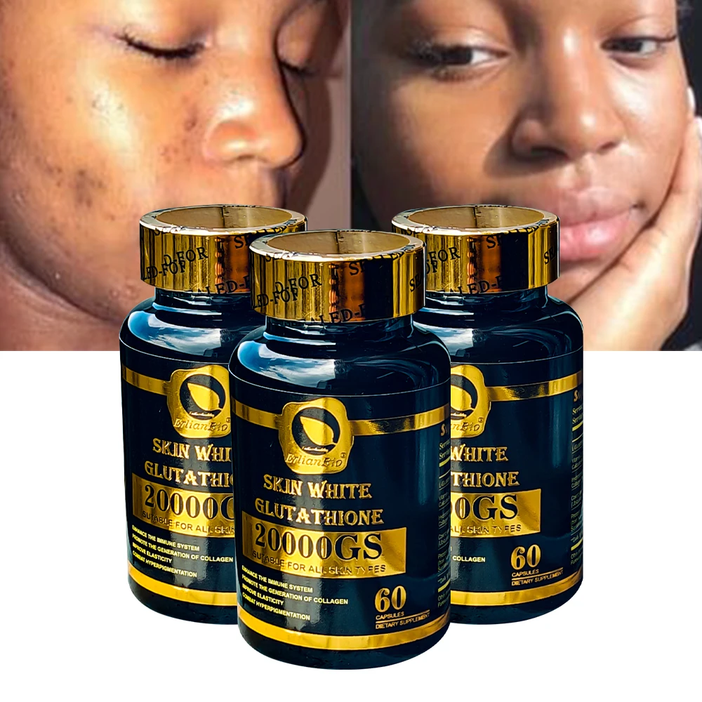glutathione 20000gs OEM Adults Anti-Aging Smooth Skin Capsules With Vitamin C Beauty Skin  20000Gs Glutathione Whitening Capsules