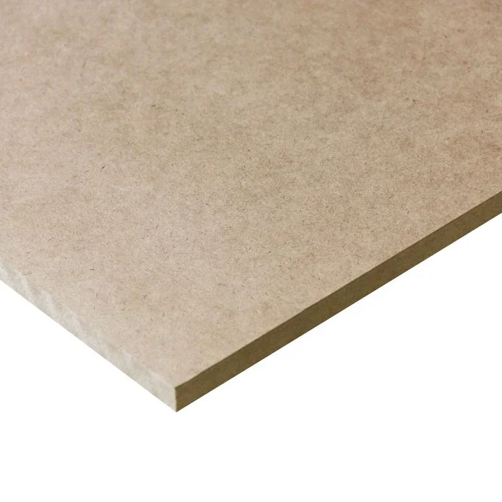 High Quality Anti Scratch 4*8ft Wood Grain 12mm Thickness Melamine Paper Laminated MDF Board For TV Cabinet manufacture