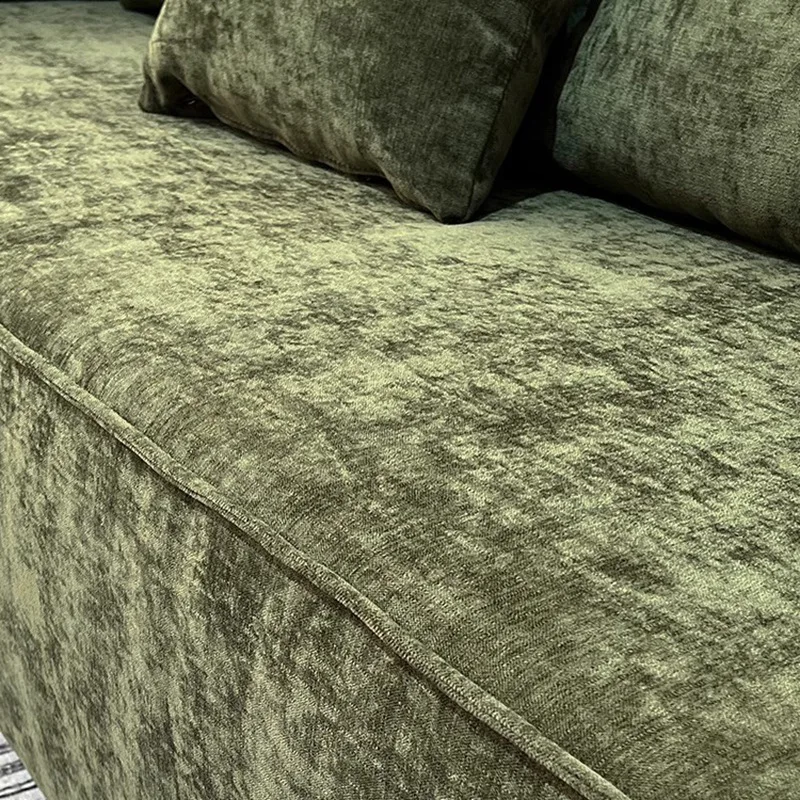 Customisable Scandinavian Compression Olive Green Combination Sofa, Bedroom Simple Casual High Density Foam Modular Sofa