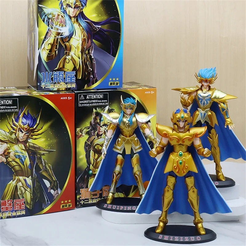 Figurine Saint Seiya Verseau (Aquarius) Chevaliers du Zodiaque Or, Model Toy ST