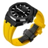 Black Case+Yellow Band