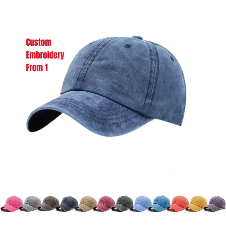 Custom Design High Quality Baseball Caps Hats Men Corduroy Fabric