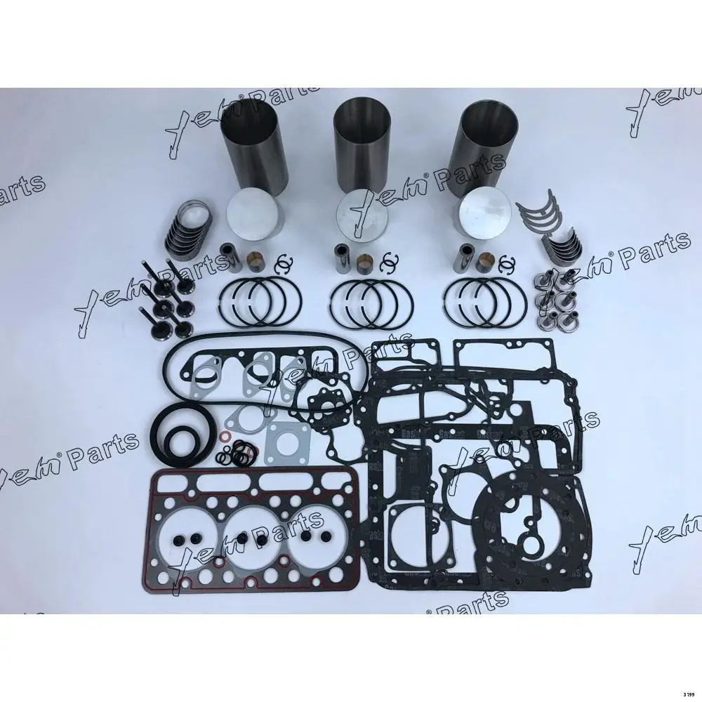 For Kubota D1402 IDI Overhaul Kit With Bush Excavator Engine Part 6
