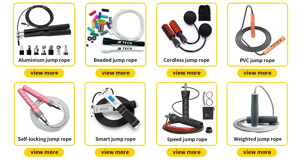 Types Of Jumping Rope JY Premium Crossfit High Speed Aluminum Jump Rope
