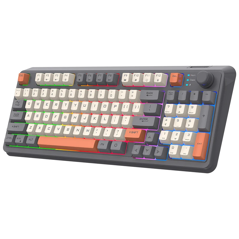XUNFOX K82 94 Keys Game Wired Keyboard - Ergonomic & Backlit