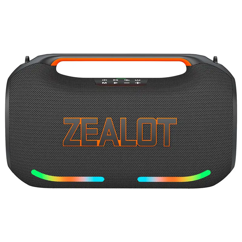 Zealot ZE41 250W Plastic RGB LED for Speaker with Rechargeable