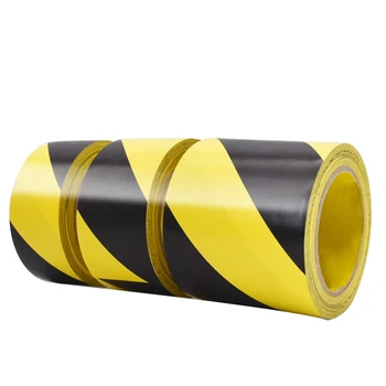 Floor Marking Self Adhesive Tape PVC High Quality Floor Marking Caution PVC Safety Signage hazard warning road mark tape yellow