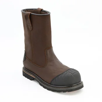 Botas de seguridad antideslizantes para trabajo pesado, botas de