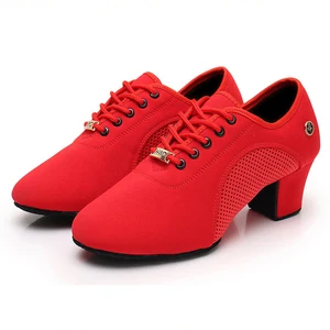 Women's Dance Shoes ModernTango Heel Height 5 cm Dance Shoes Suede Sole  Indoor and Outdoor BreathableTraining Shoes