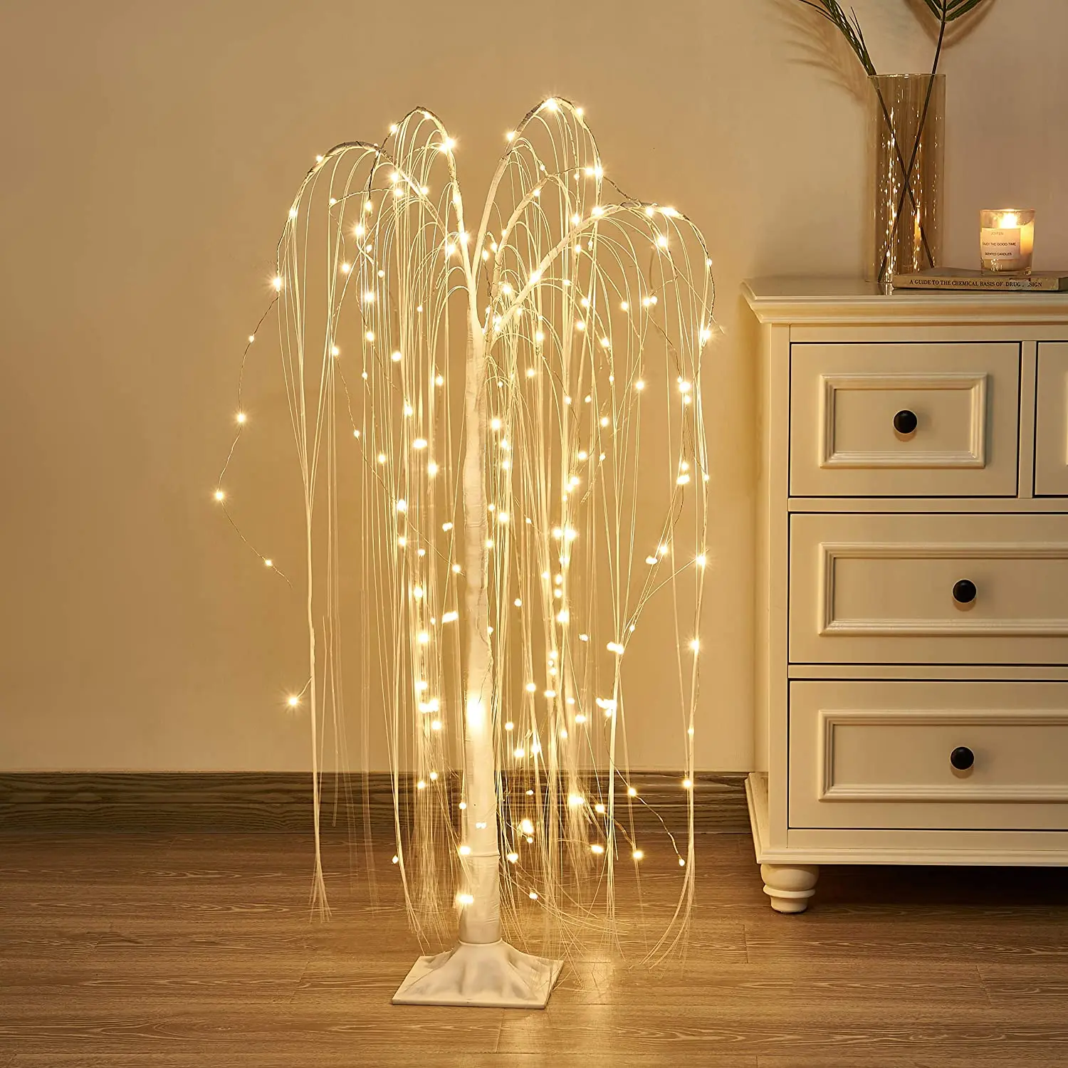 fairy light willow tree