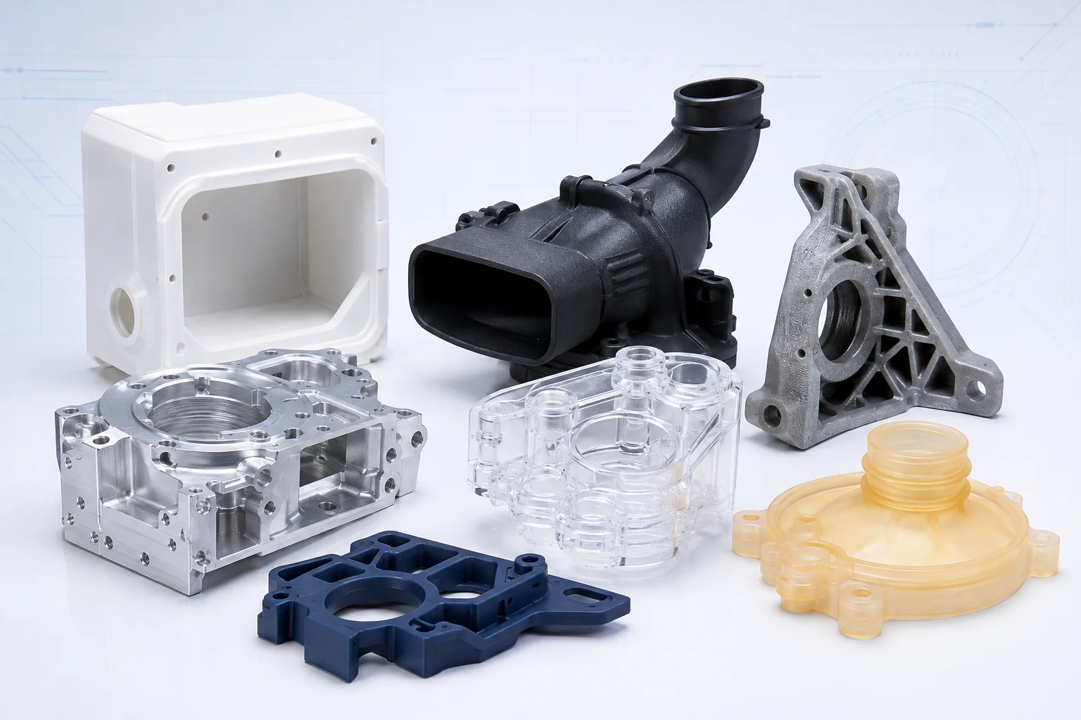 Custom Rapid Prototype 3D Printing Service SLA SLS MJF Plastic Nylon Resin Functional Prototype Parts