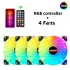 4 ventilateurs + contrôleur