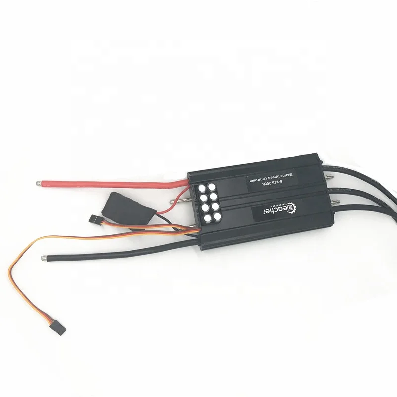 ESC Flier 300A Raffreddato Ad Acqua Per Barche Brushless 3-16S Con Cavo USB