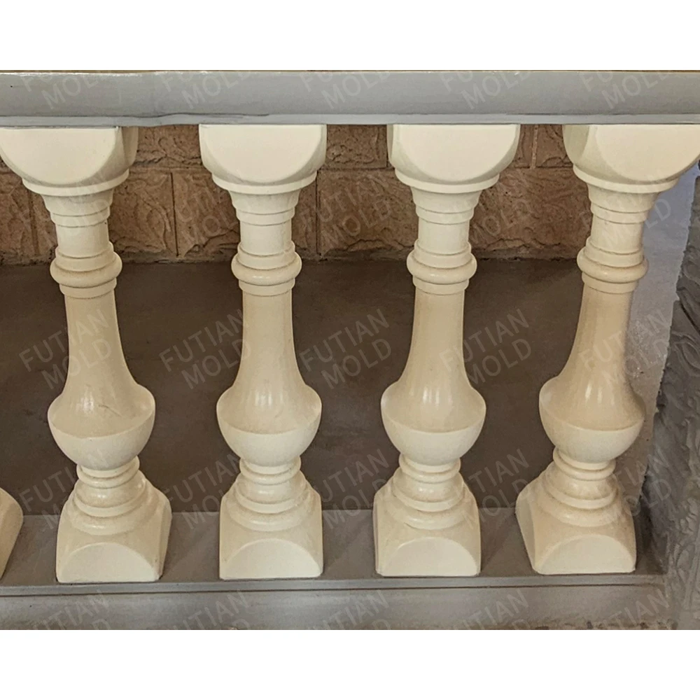 Terrace Casting Decorative Handrail Vase Column Concrete Fence Form Balustrade Mold for Sale
