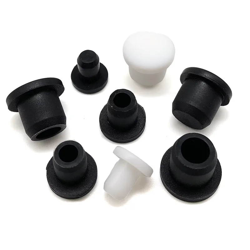 Hollow Silicone Bottle Stopper Cap Waterproof Plug Leak-Proof Silicone Rod Plug Breathable Front Seal Plug