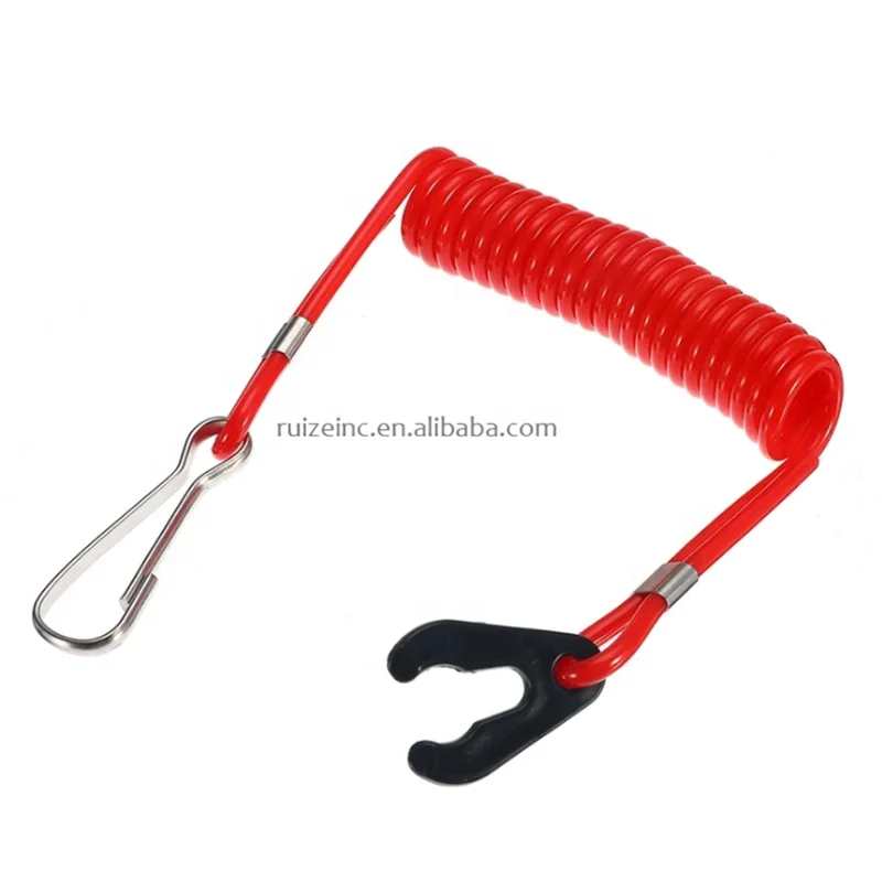 Подвесной выключатель предохранительный трос ремешок лодочный мотор аварийный выключатель остановки для двигателя