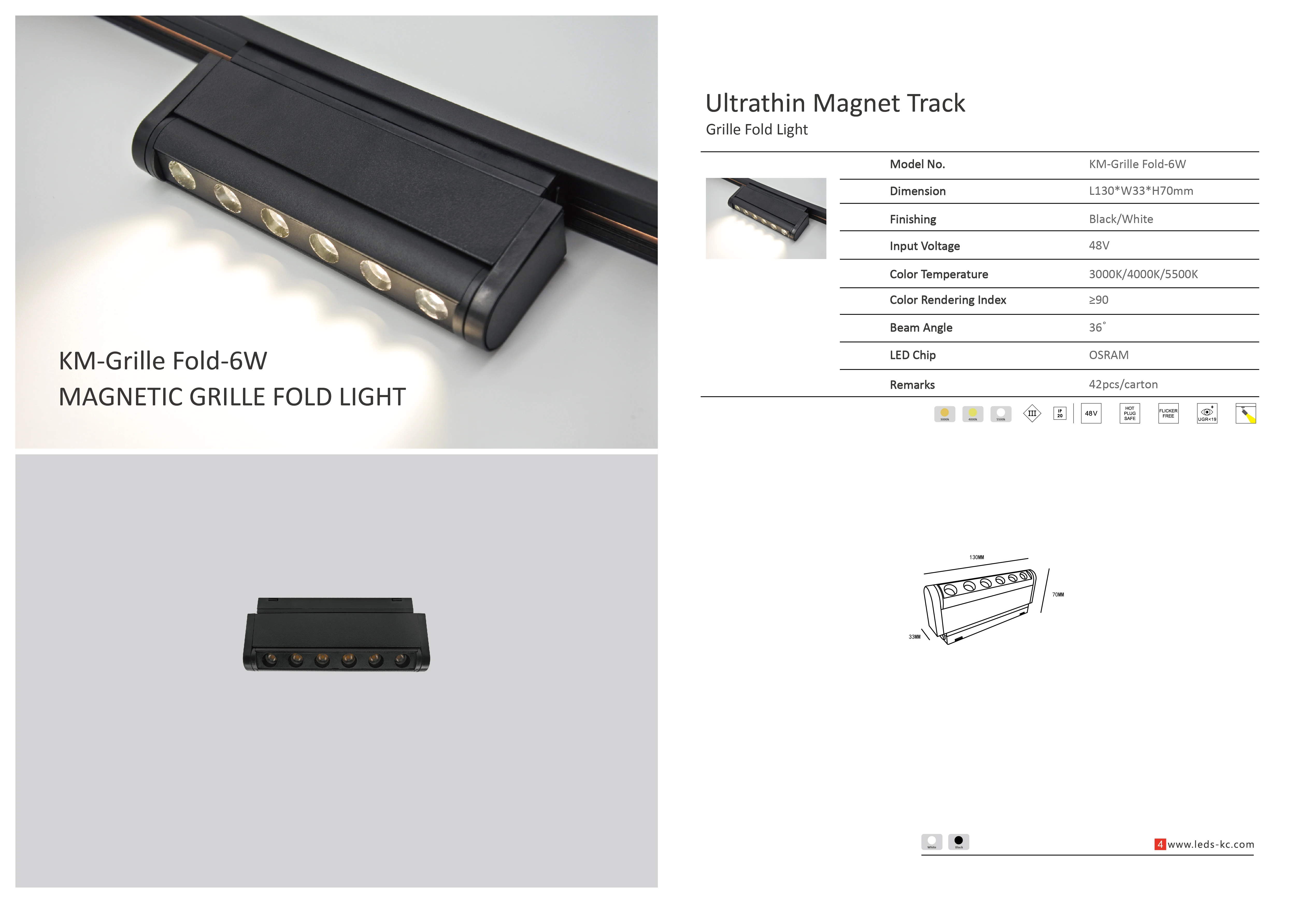 Newest Slim Magnet Rail Lighting System Surface Mounted Linear ...