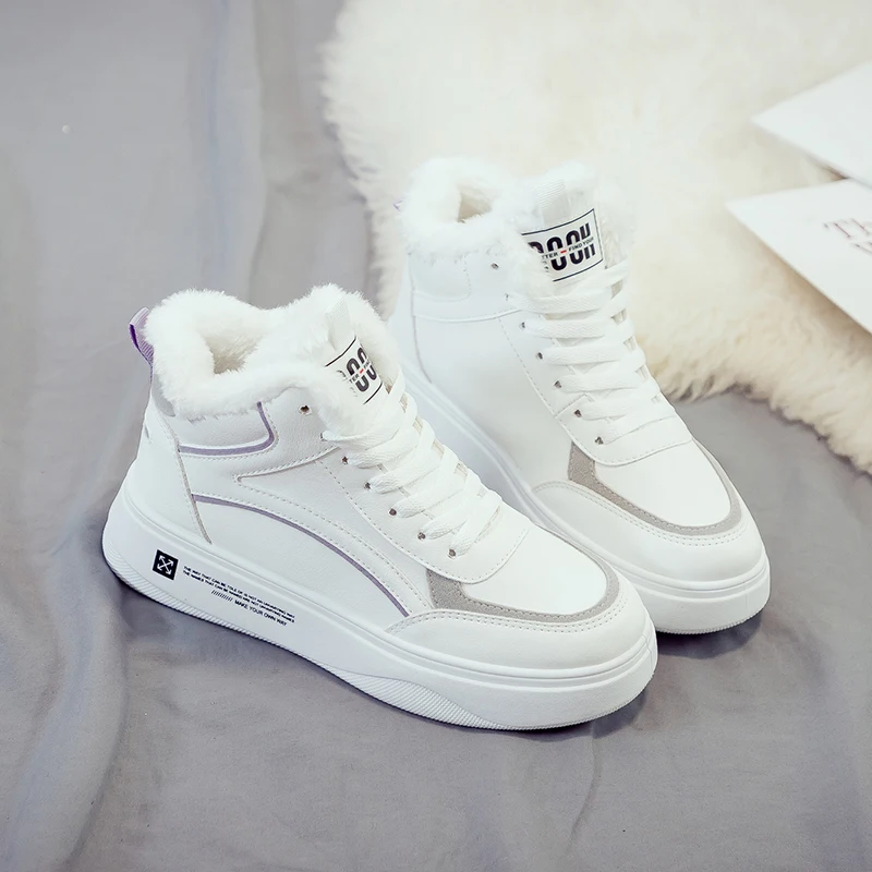 New Hot sale female fashion comfortable hiking shoes outdoor plush women brand lightweight warm winter Snow Boots Wholesale