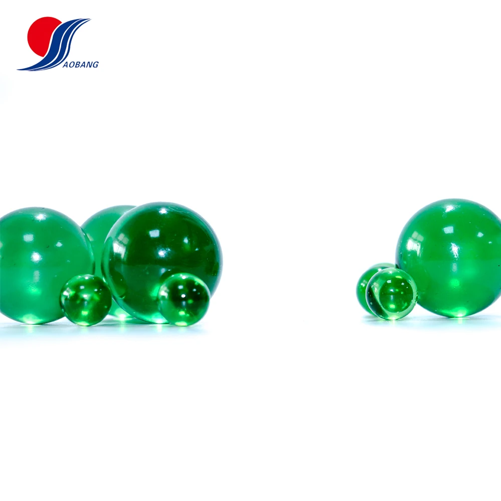 Новый оптовый прозрачный зеленый стеклянный мраморный шар для ребенка из Китая aobang