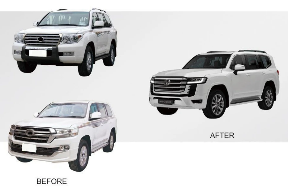 New Product Fj200 Upgrade To Lc300 Car Bumper Facelift Body Kit For