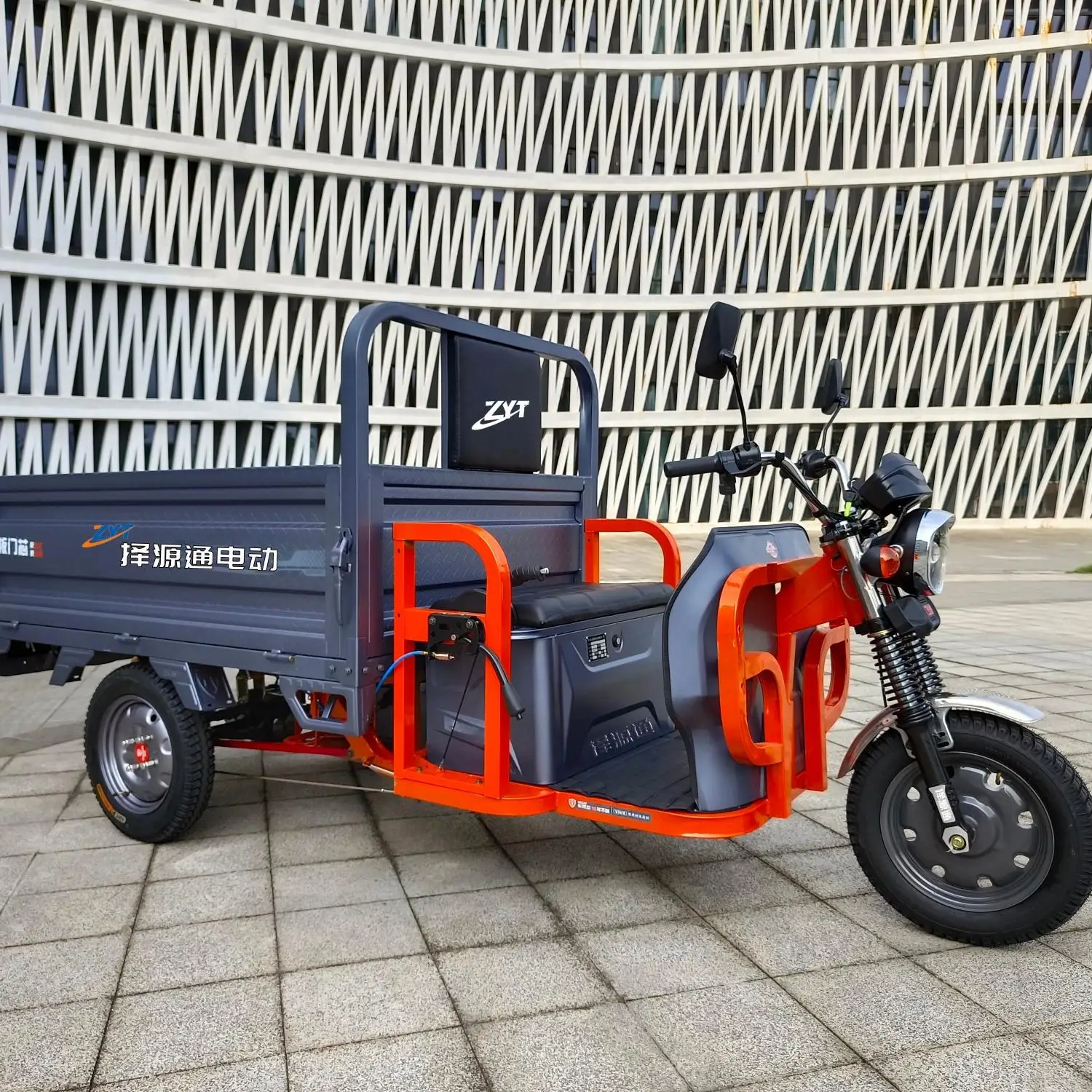 Customized Electric 3 Wheeler Tricycle Open Body Cargo Bike for Adults Three Wheels Motorcycle