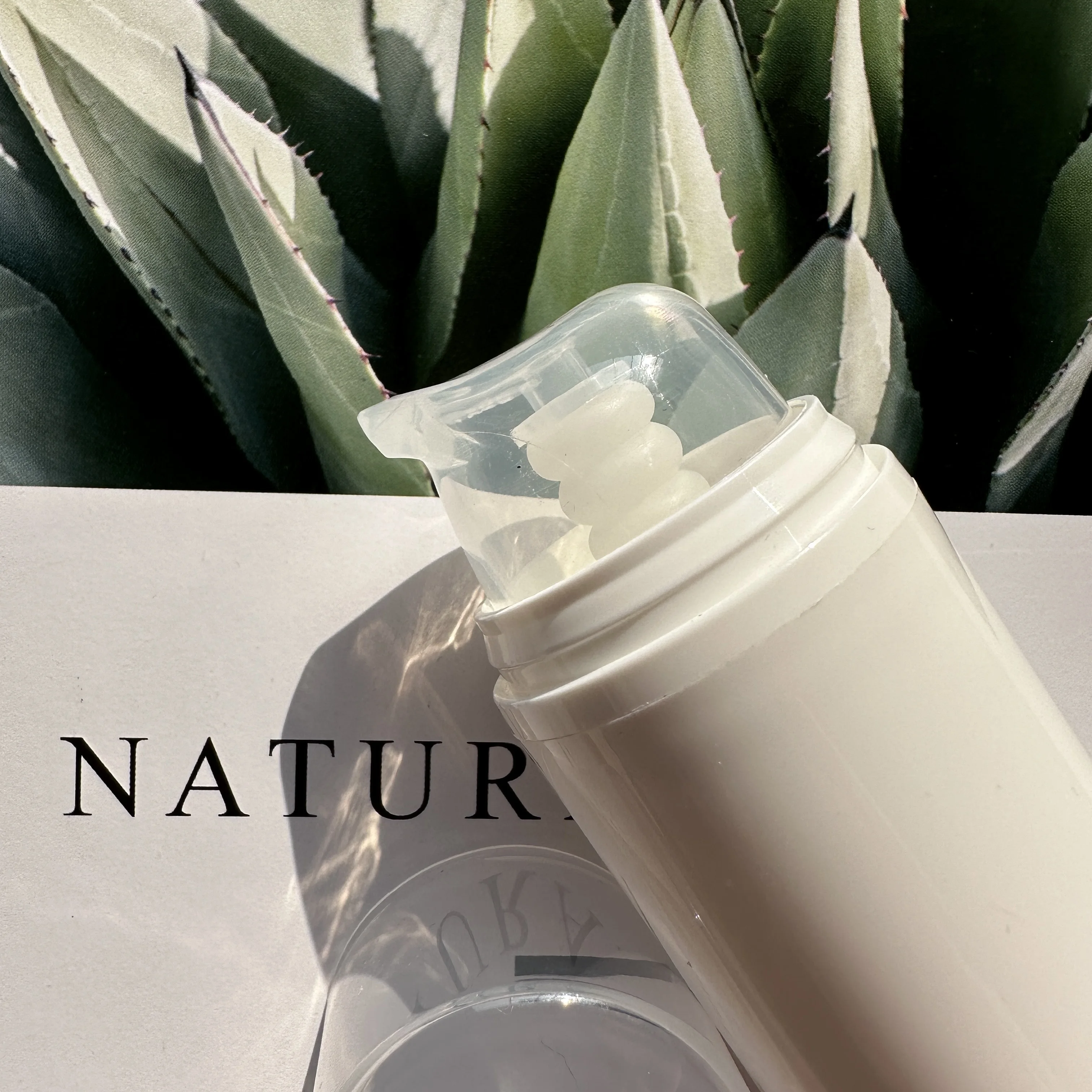 Biodegradable All Plastic Airless Pump Bottles Recyclable Empty Lotion