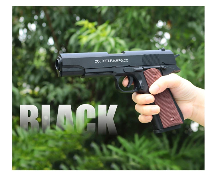 Игрушечный пистолет LONGXI M1911 пуля с мягкой пулей