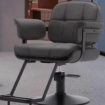 New Salon Chairs for Sale Cheap Hair Hairdresse Chair High Quality Gray Barber Shop Chairs