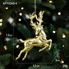 Leaping deer