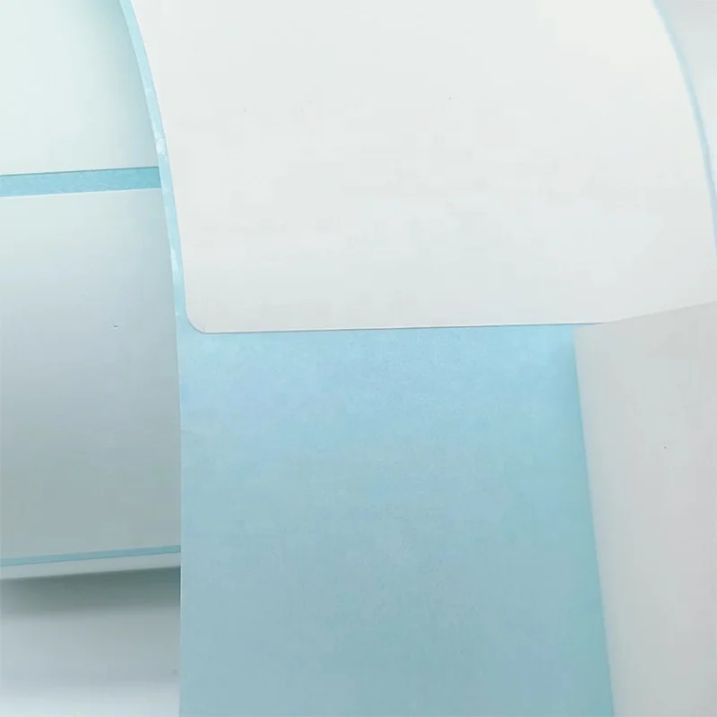 Custom Colour Factory Wholesale 4" X 6" Self Adhesive Printer Direct Thermal Shipping Sticker for USPS FBA UPS Ebay 4x6 manufacture